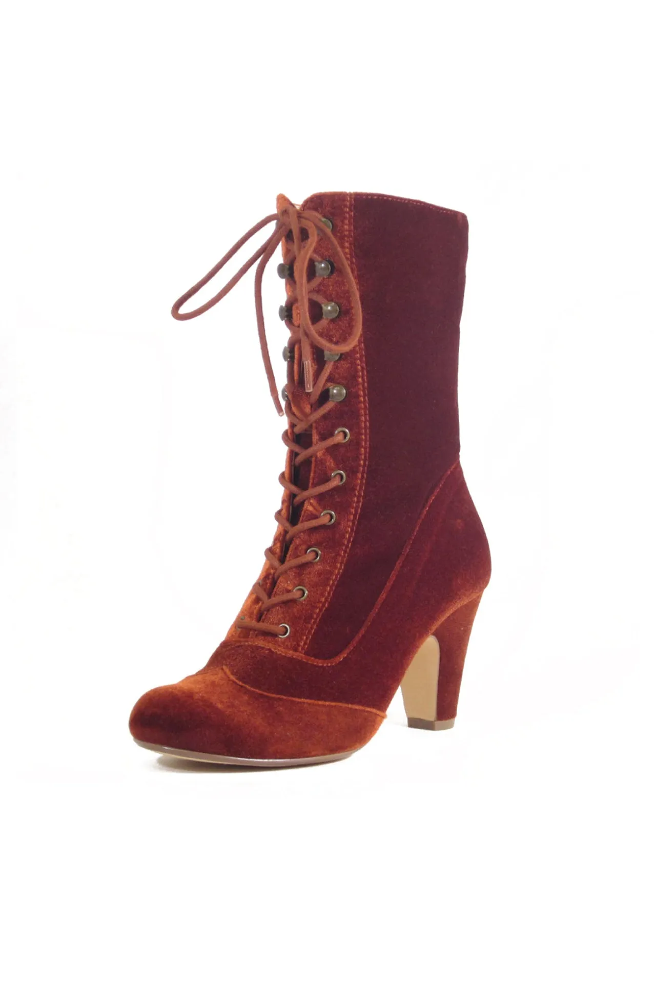 Claire Velvet Victorian Booties sold by Modcloth product image thumbnail 3