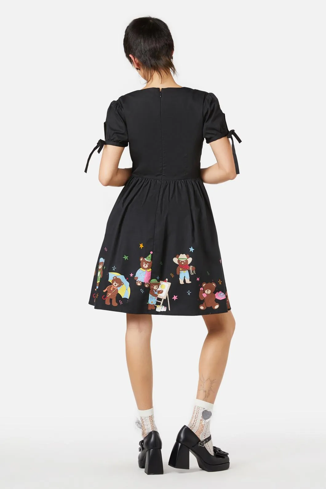 Teddy Bear Border Dress sold by Modcloth product image thumbnail 4