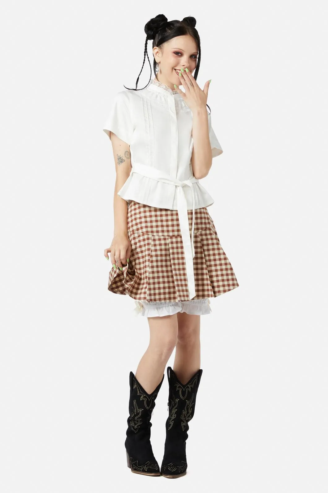 Sunset Lace Trim Blouse sold by Modcloth product image thumbnail 3