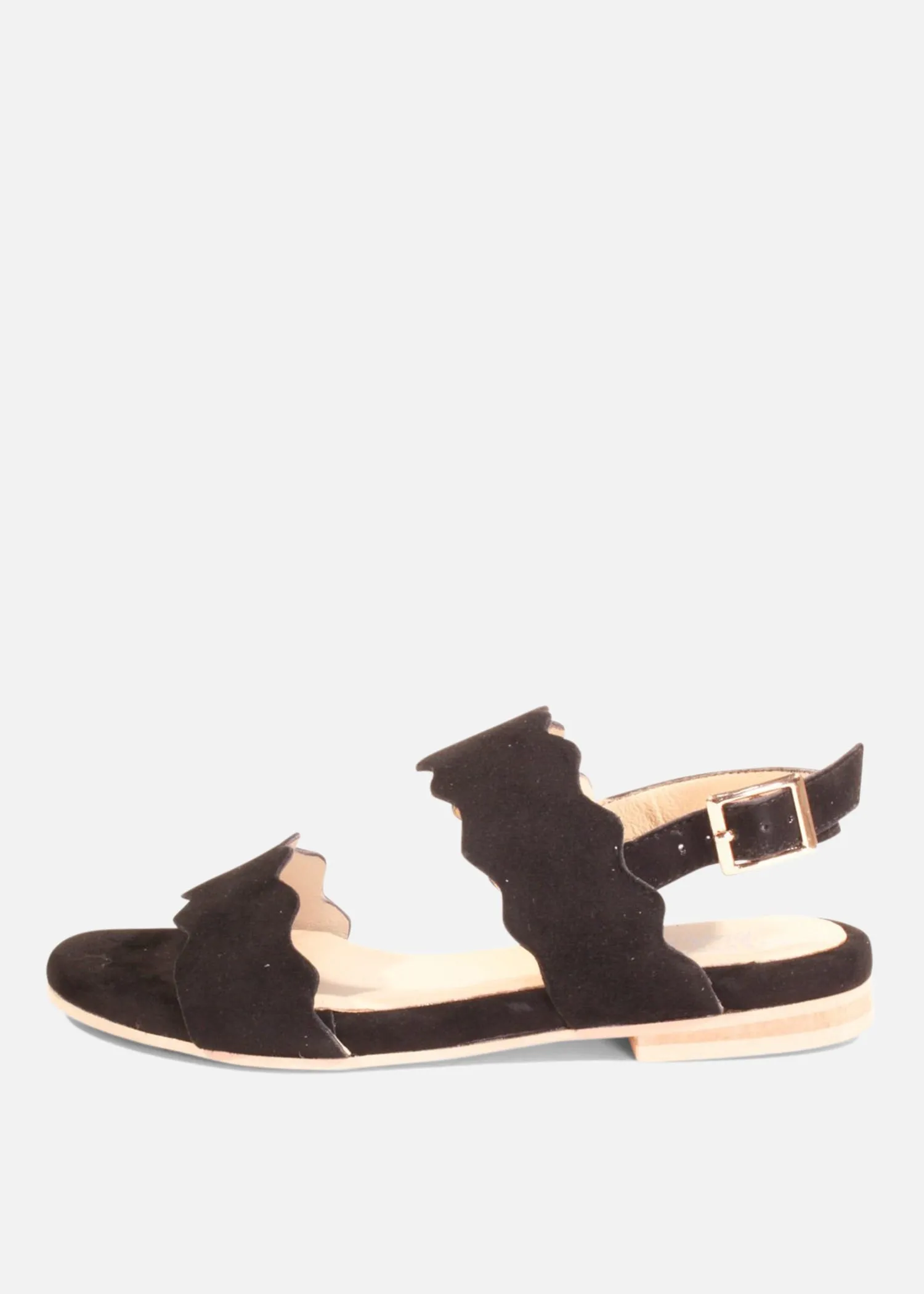 Jarden Suede Scallop Sandals sold by Modcloth product image thumbnail 2