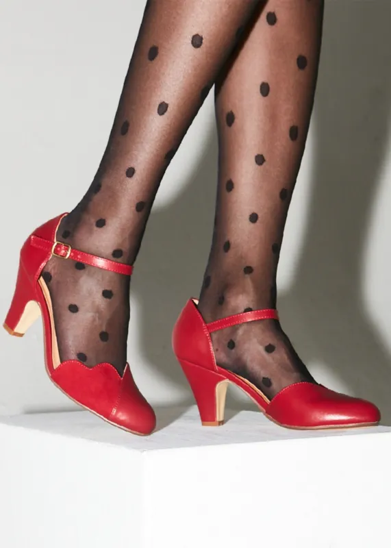 Lover Heart-Shaped Heels sold by Modcloth