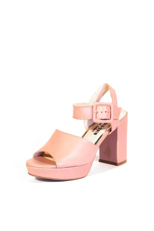 Rose Leather Platform Heels sold by Modcloth