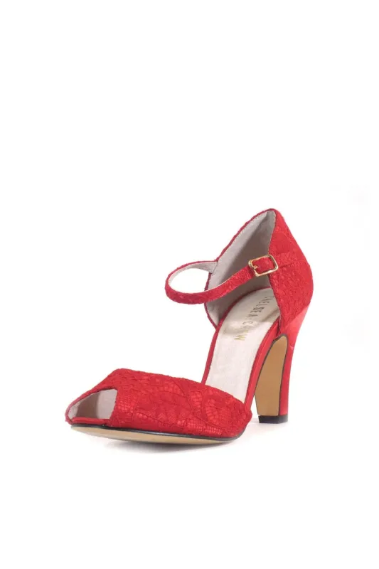 Lulu Lace Heels made by chelsea crew