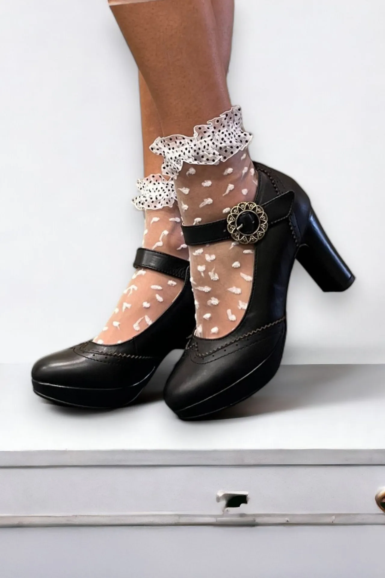 Dossier Mary Jane Heels sold by Modcloth