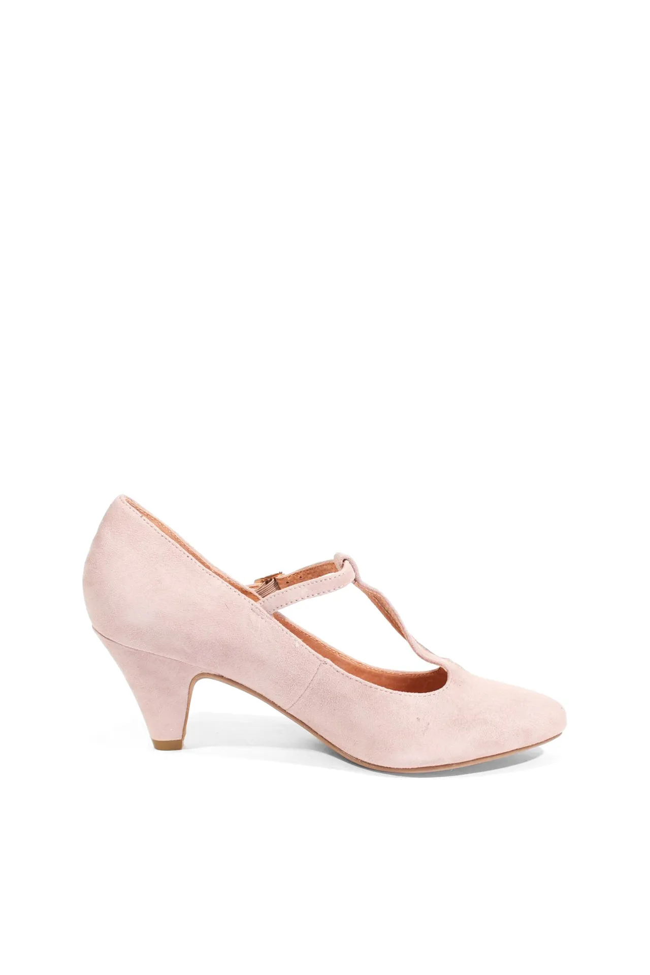 Gin T-Strap Suede Heels sold by Modcloth product image thumbnail 2