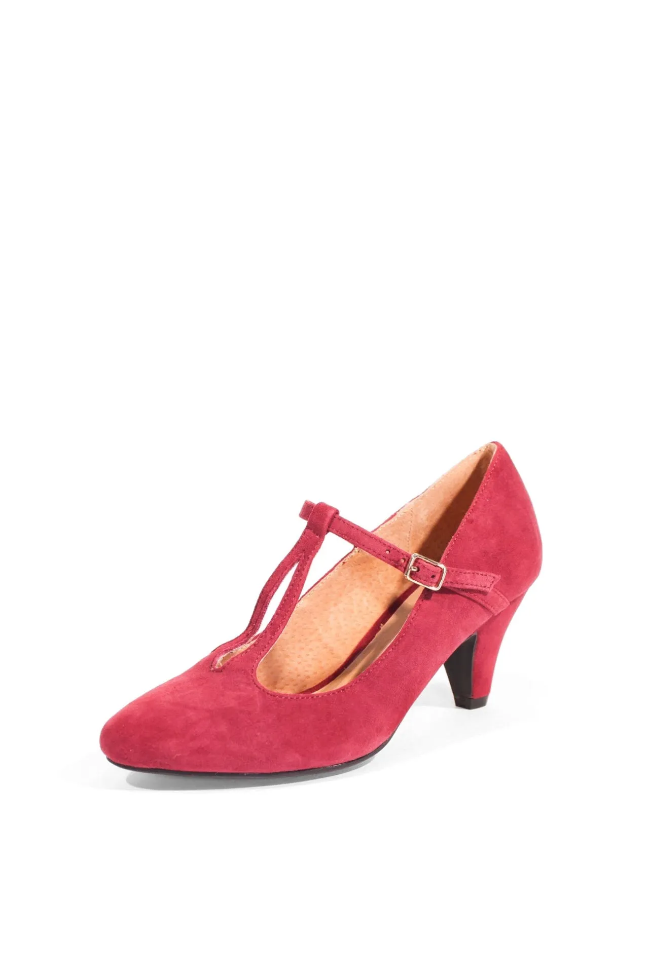 Gin T-Strap Suede Heels sold by Modcloth product image thumbnail 5
