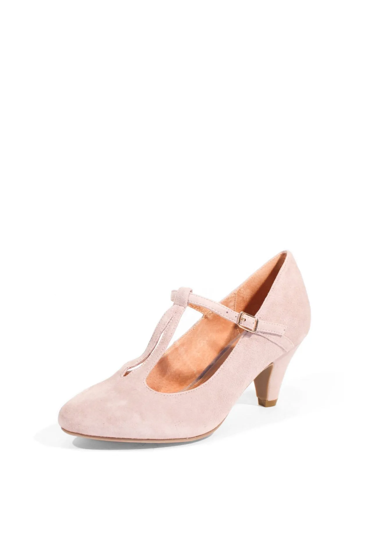 Gin T-Strap Suede Heels sold by Modcloth product image thumbnail 3