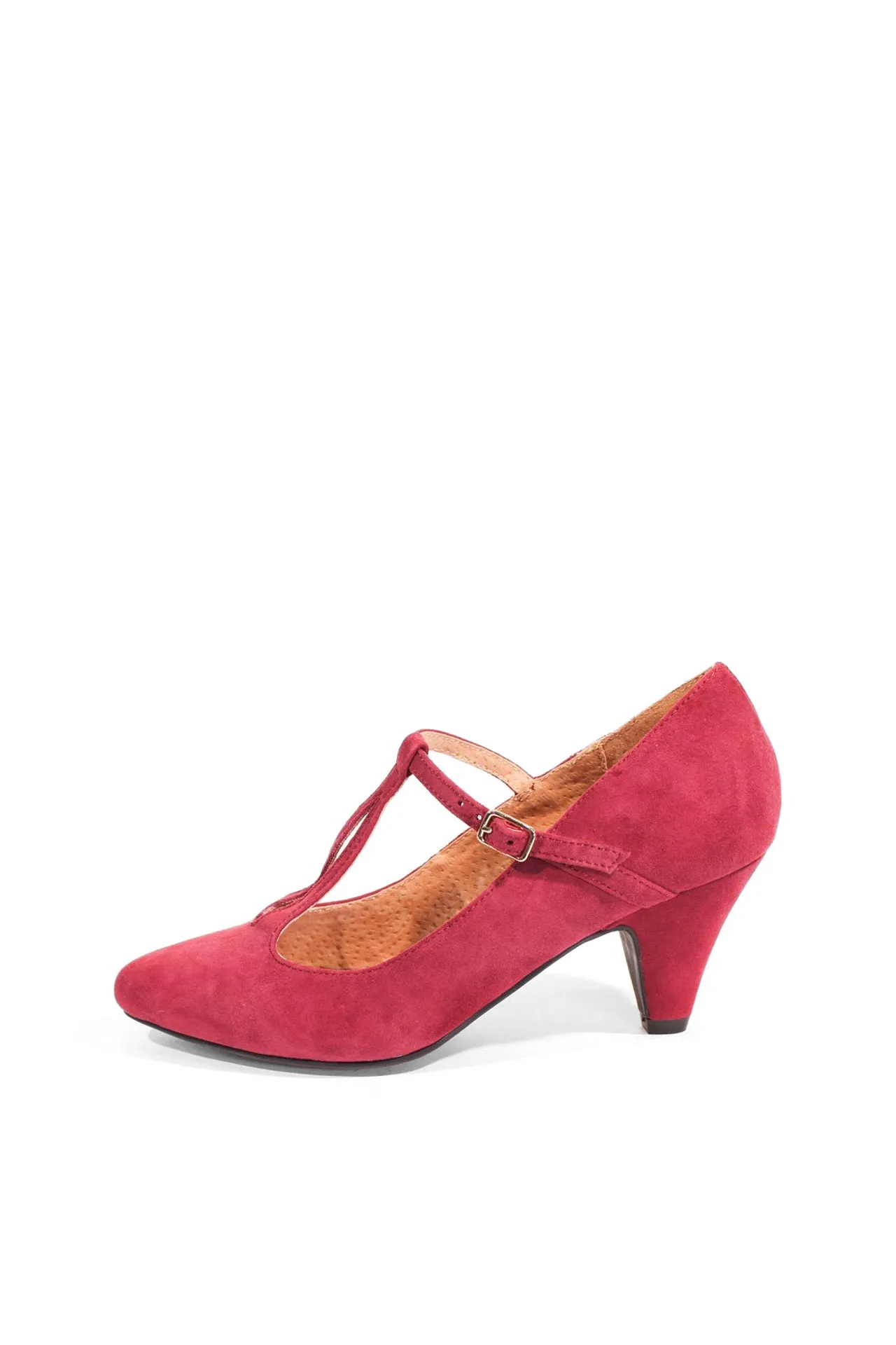 Gin T-Strap Suede Heels sold by Modcloth product image thumbnail 4