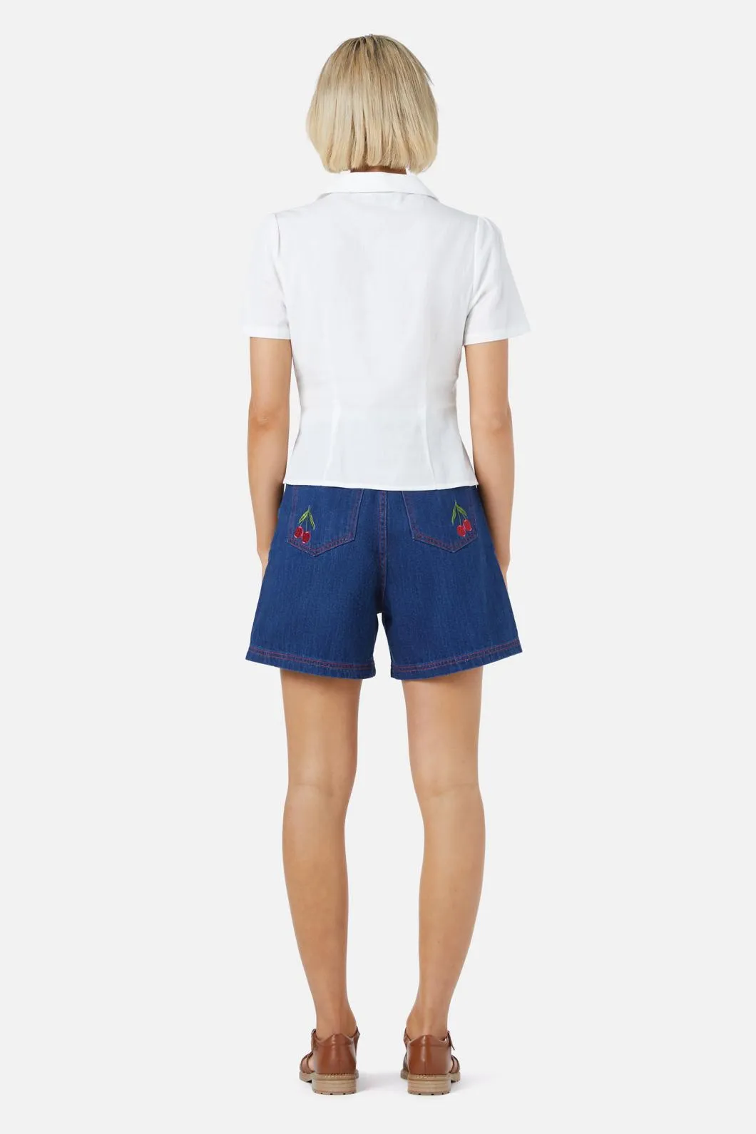 Cherry Embroidered Blouse sold by Modcloth product image thumbnail 4