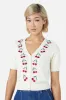 Cherry Embroidered Cardigan sold by Modcloth