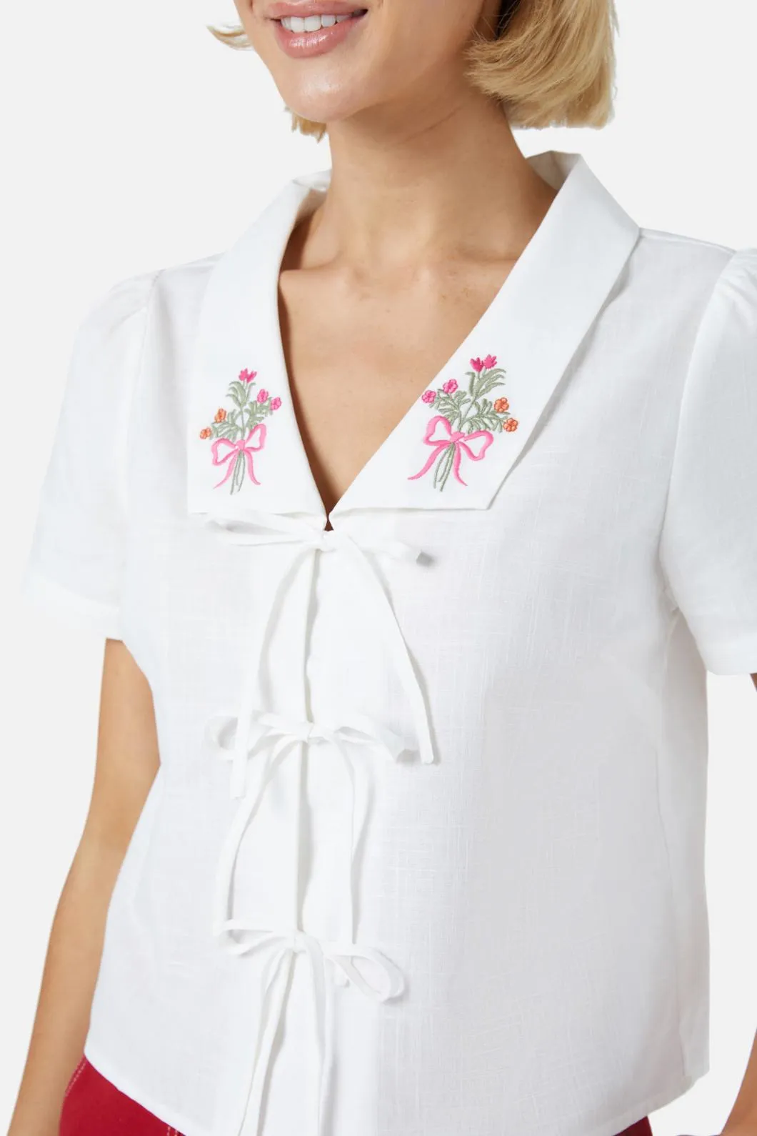 Beautiful Bow Tie Blouse sold by Modcloth product image thumbnail 5