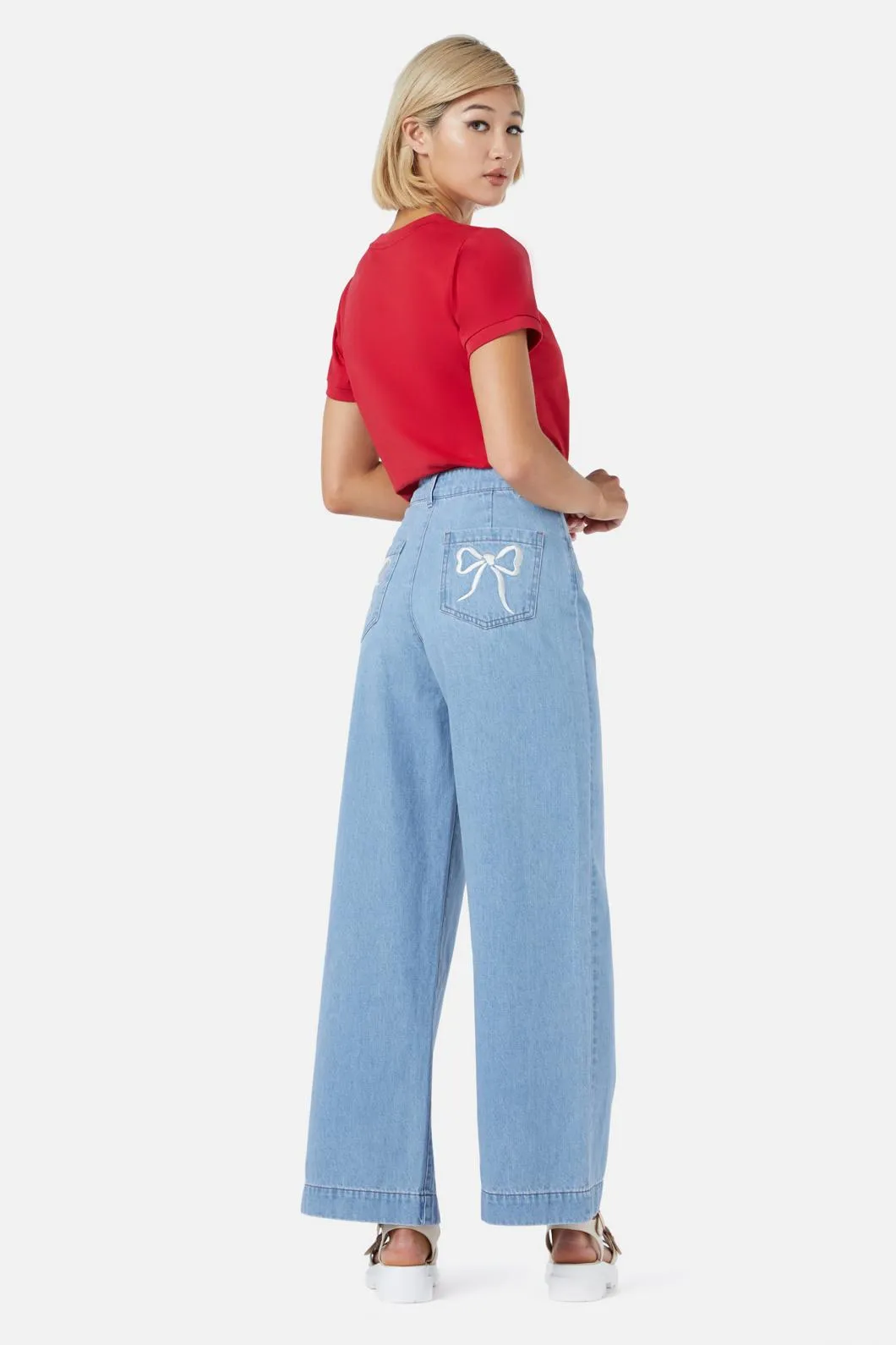 Beautiful Bows Embroidered Jean sold by Modcloth product image thumbnail 2