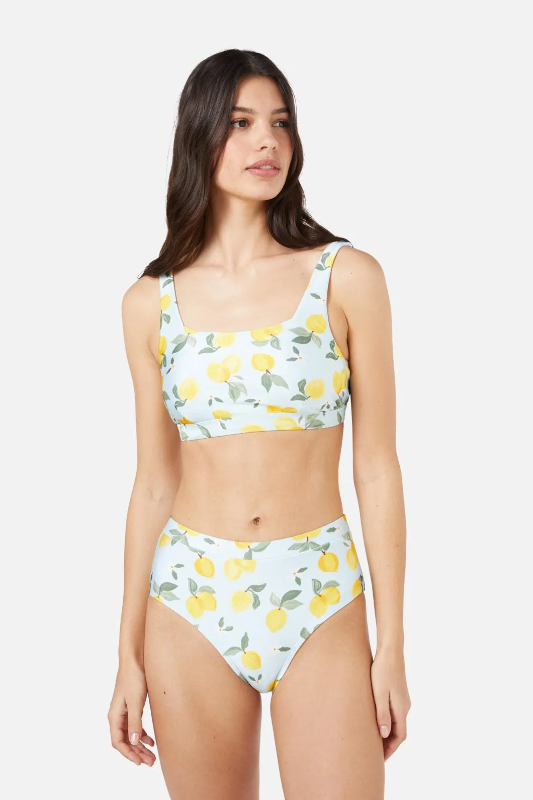 Lemon Bikini Top sold by Modcloth