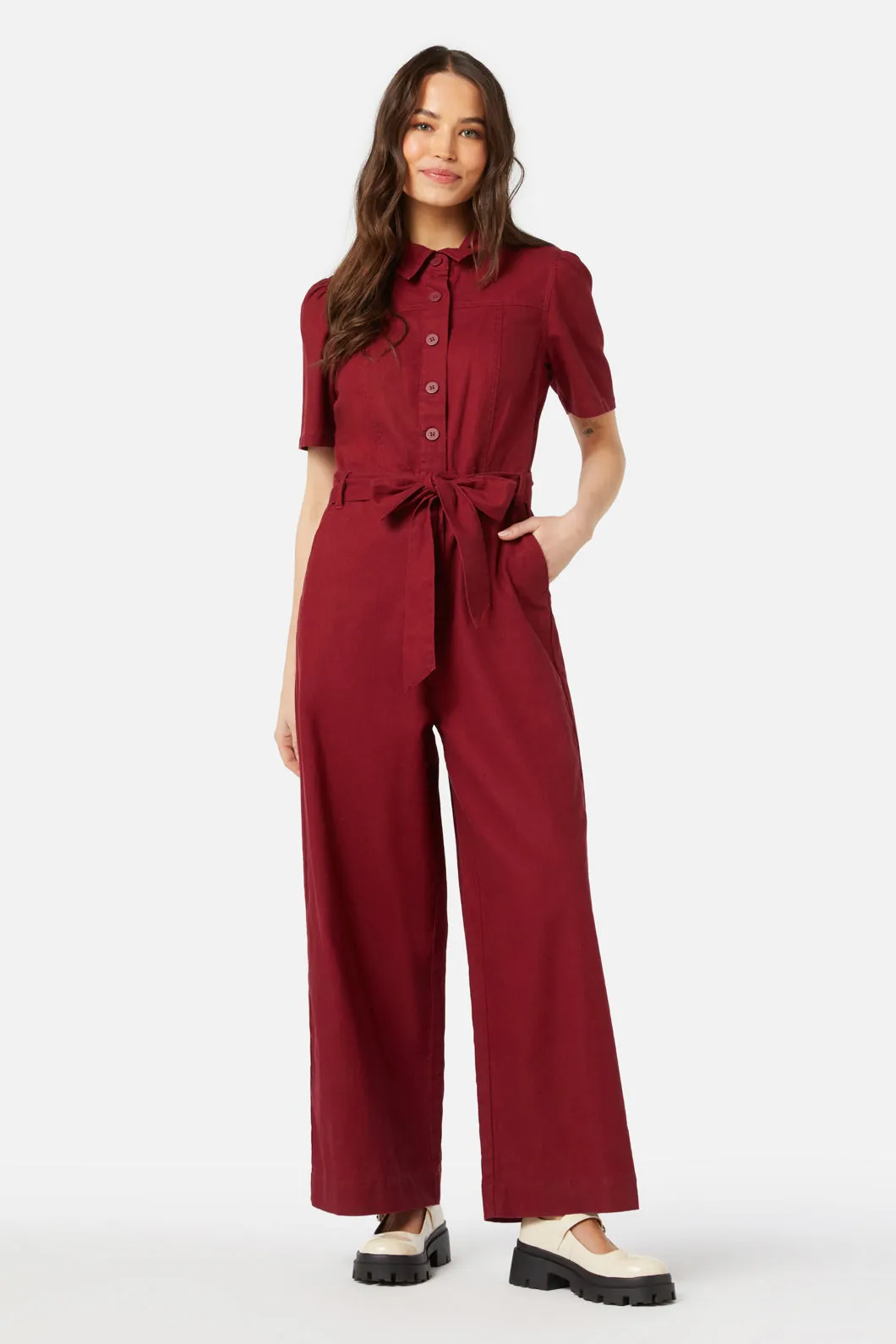 Roxanne Jumpsuit sold by Modcloth