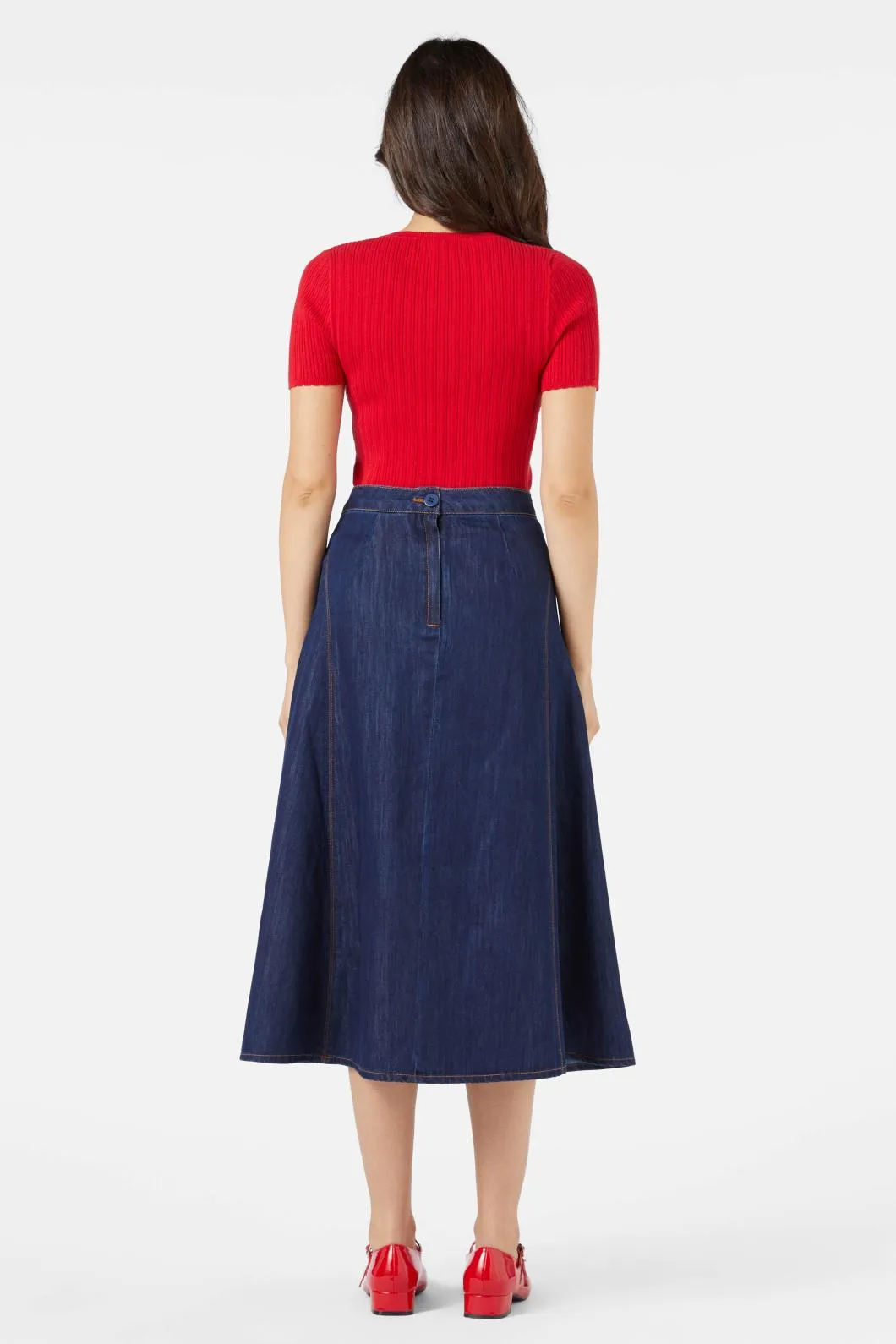 Becca Midi Skirt sold by Modcloth product image thumbnail 4