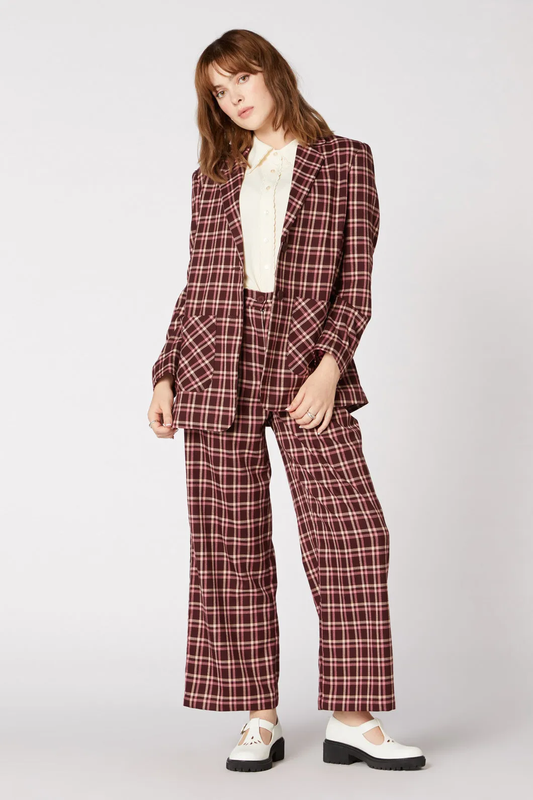 Gina Check Blazer sold by Modcloth product image thumbnail 3