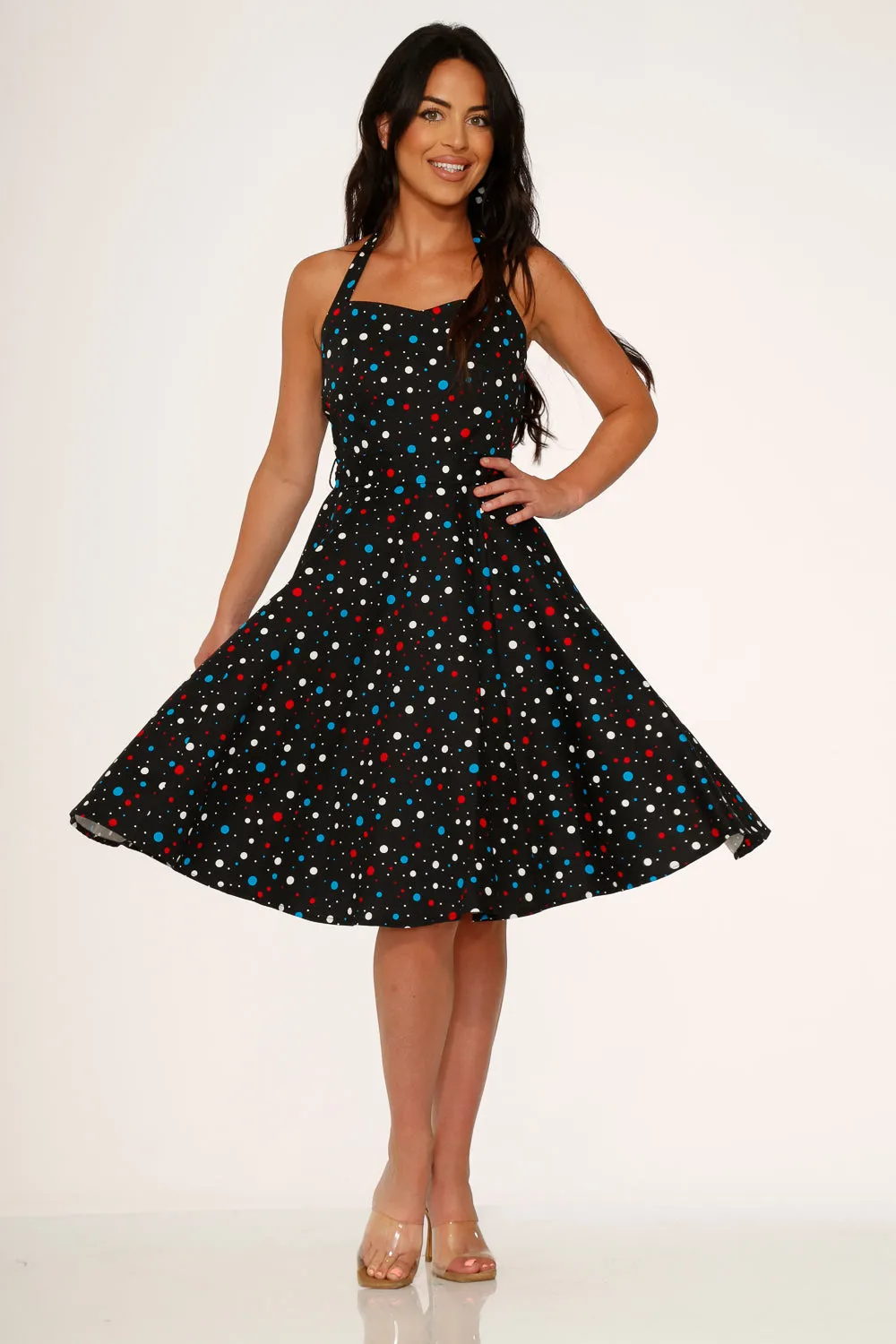 Black Candy Halter Swing Dress sold by Modcloth product image thumbnail 4