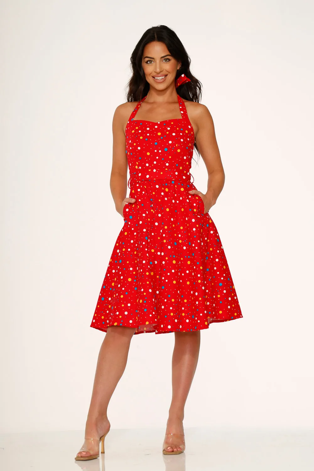 Red Candy Halter Swing Dress sold by Modcloth product image thumbnail 3