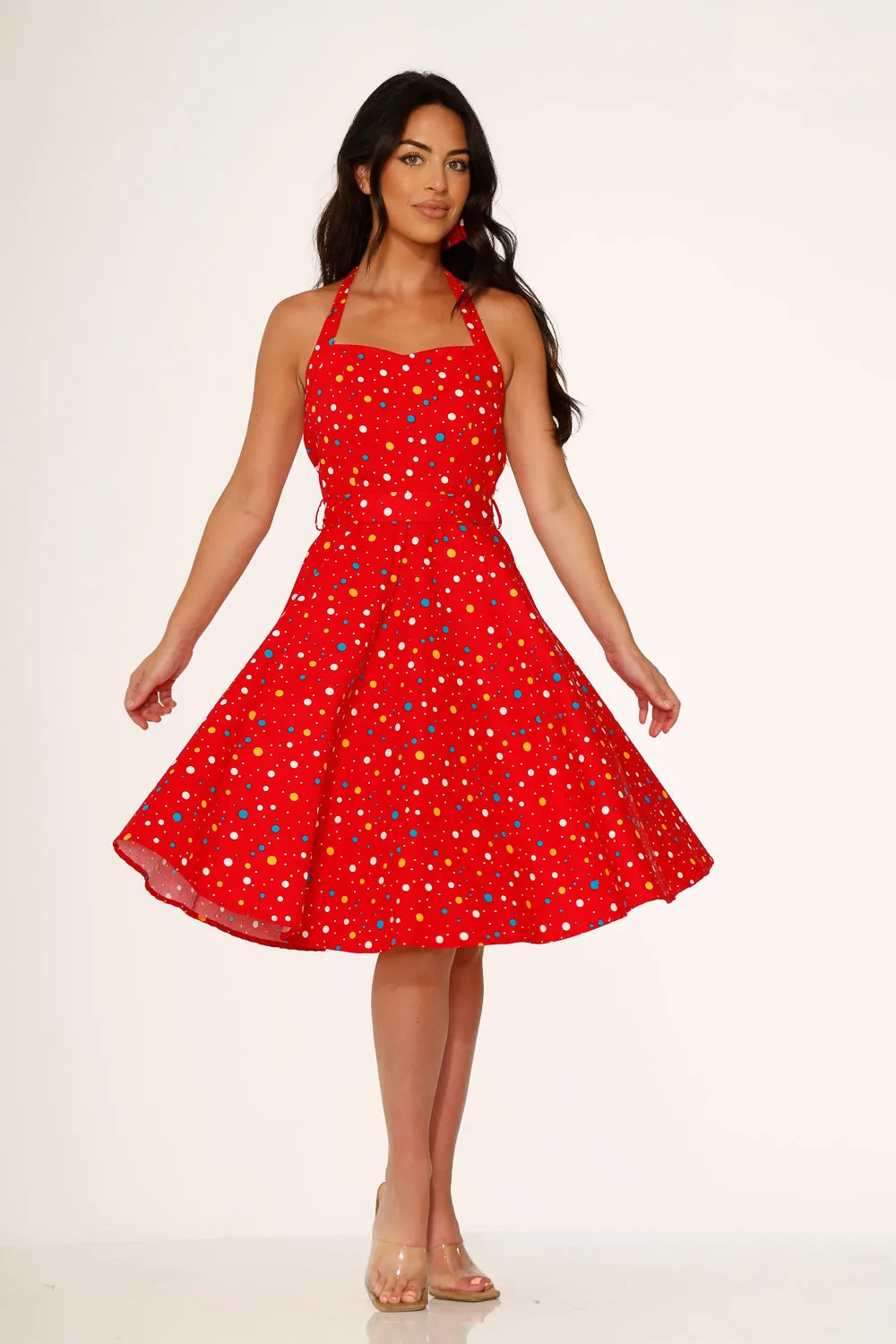 Red Candy Halter Swing Dress sold by Modcloth product image thumbnail 5