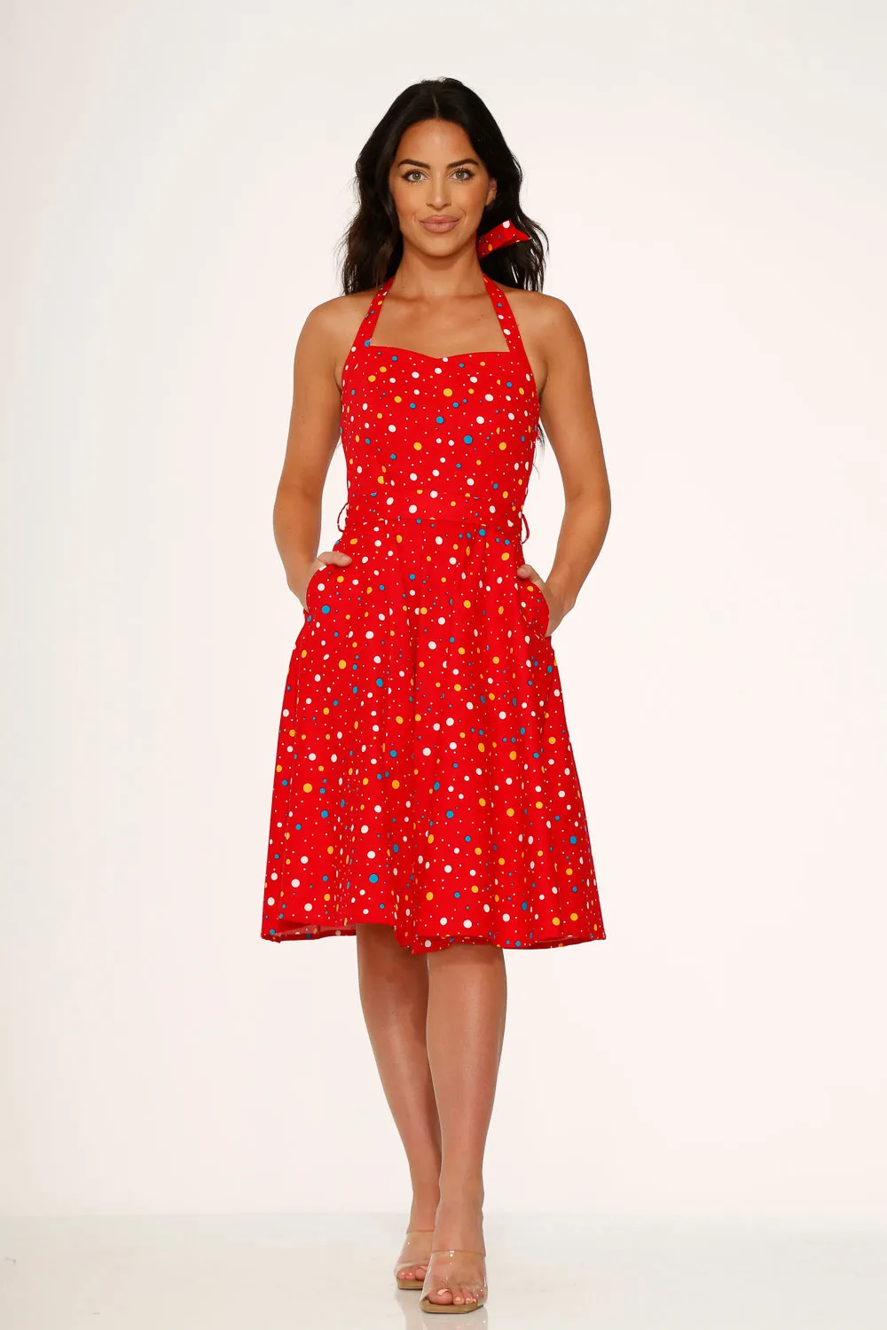 Red Candy Halter Swing Dress sold by Modcloth product image thumbnail 2