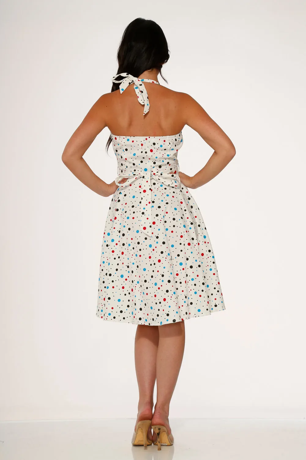 White Candy Halter Swing Dress sold by Modcloth product image thumbnail 5