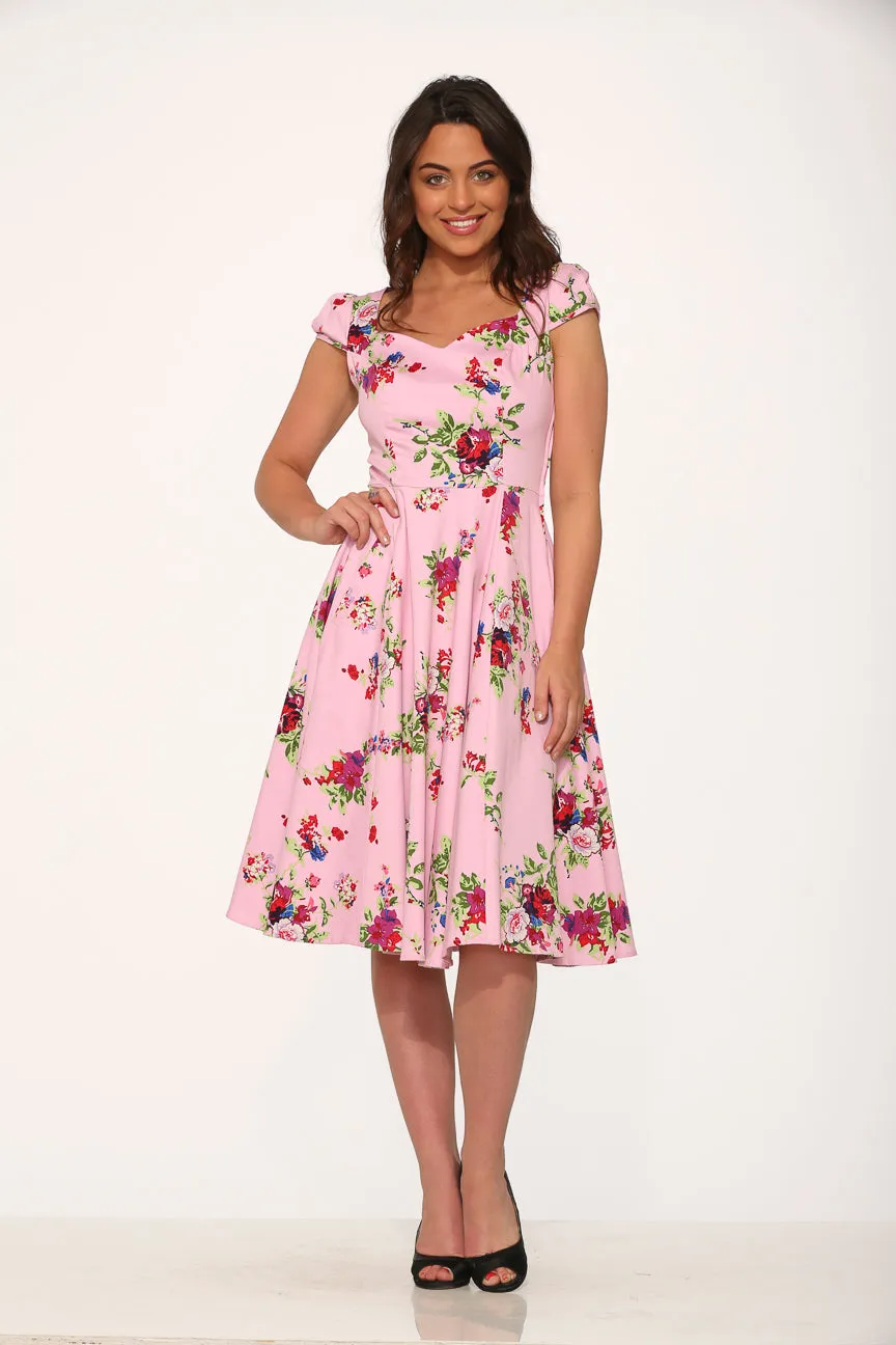 Pink Royall Ballet Swing Dress sold by Modcloth product image thumbnail 2