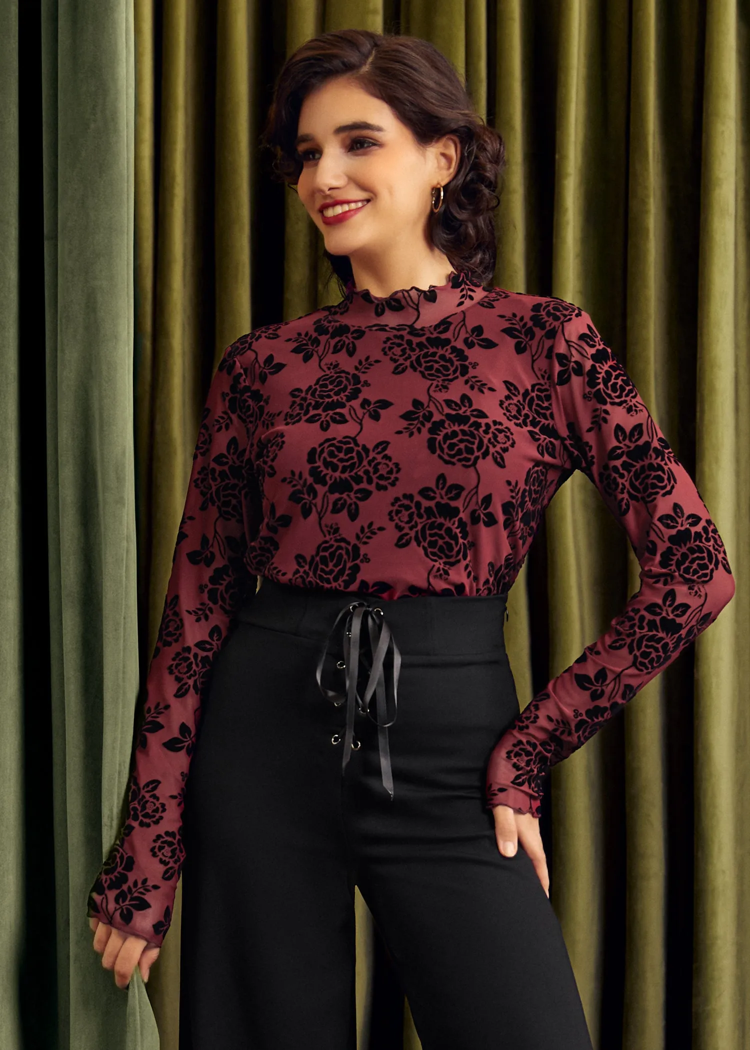 Golden Era Glow Turtleneck Top (Final Sale) sold by Modcloth
