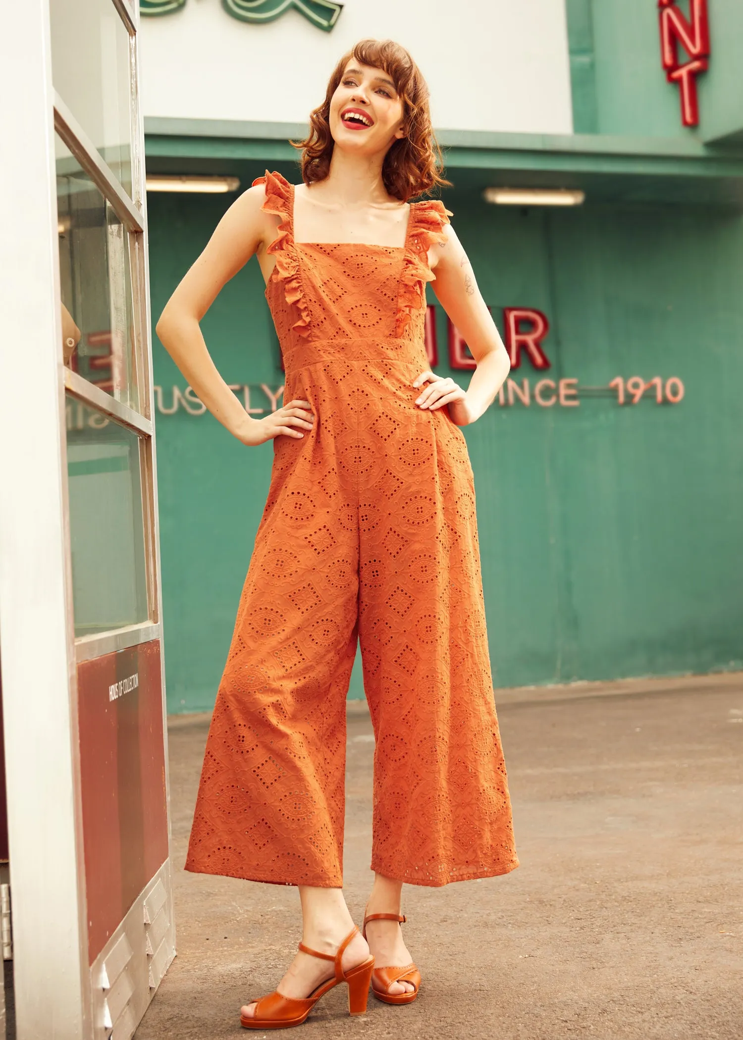 The Sunbeam Stroll Jumpsuit sold by Modcloth