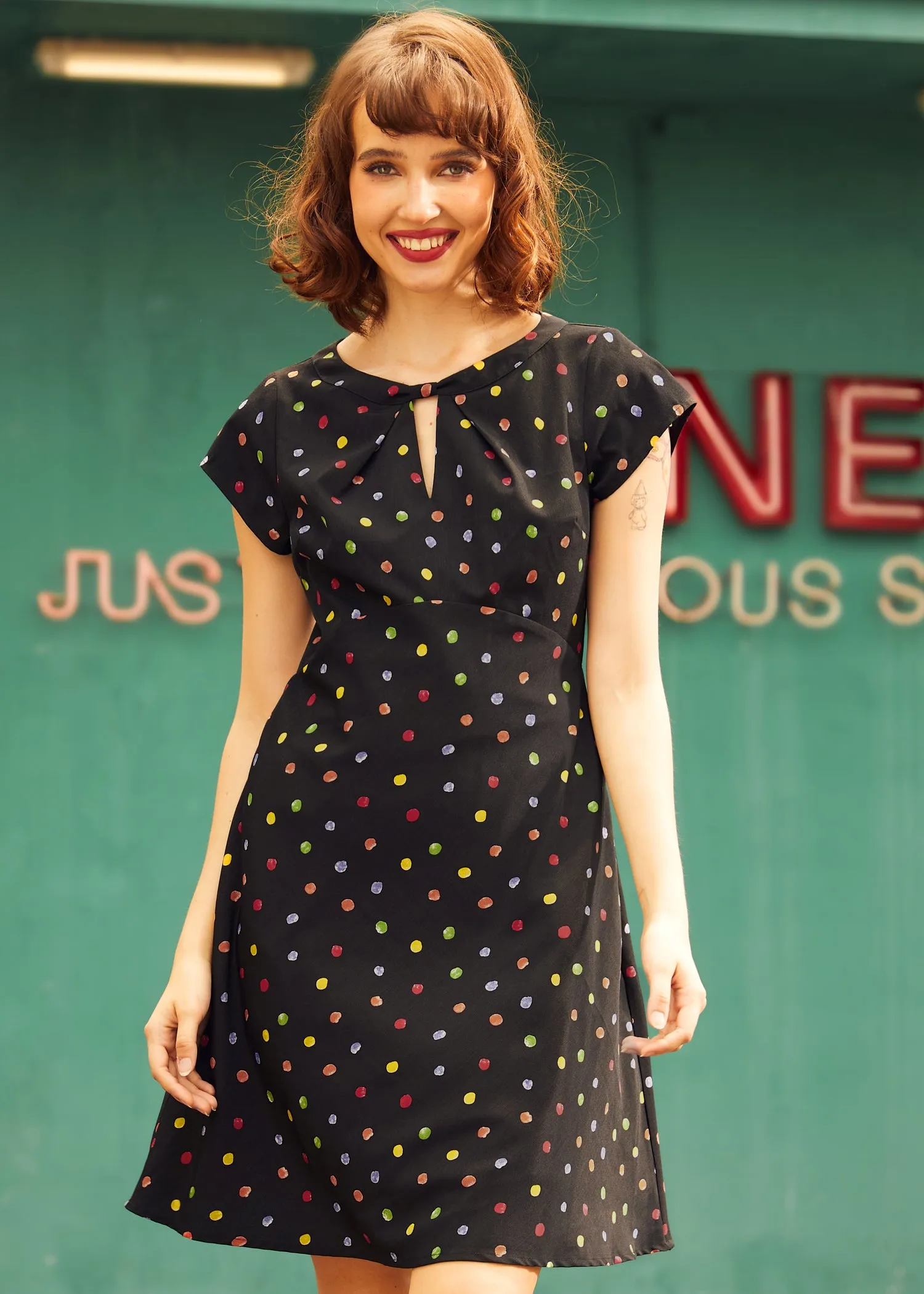 The Dot Dot Diner Dress sold by Modcloth product image thumbnail 4