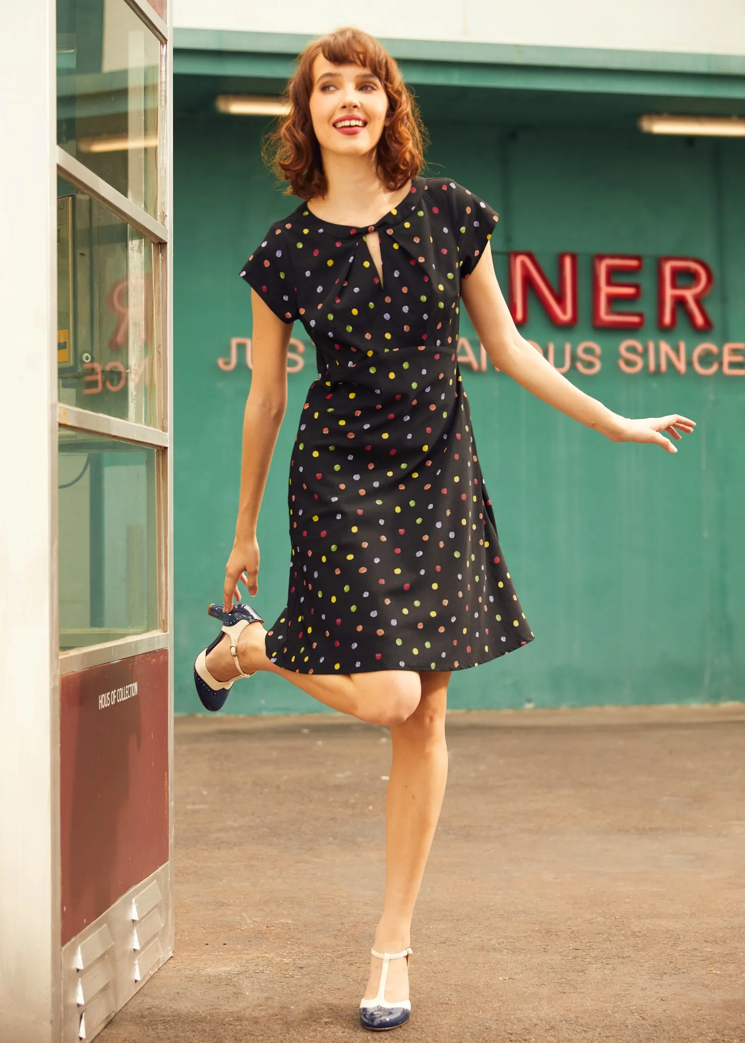 The Dot Dot Diner Dress sold by Modcloth