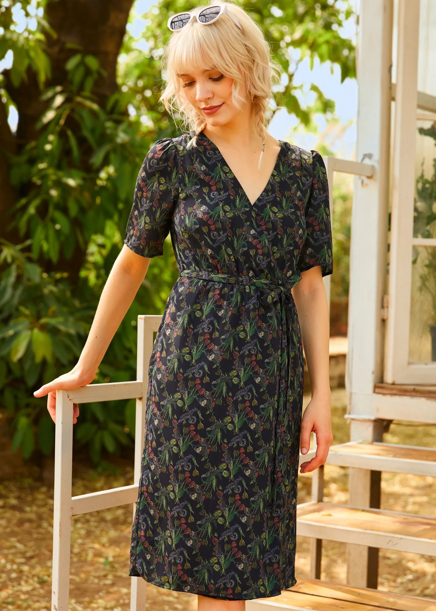 The Sunday Soirée Faux Wrap Dress | Parallel