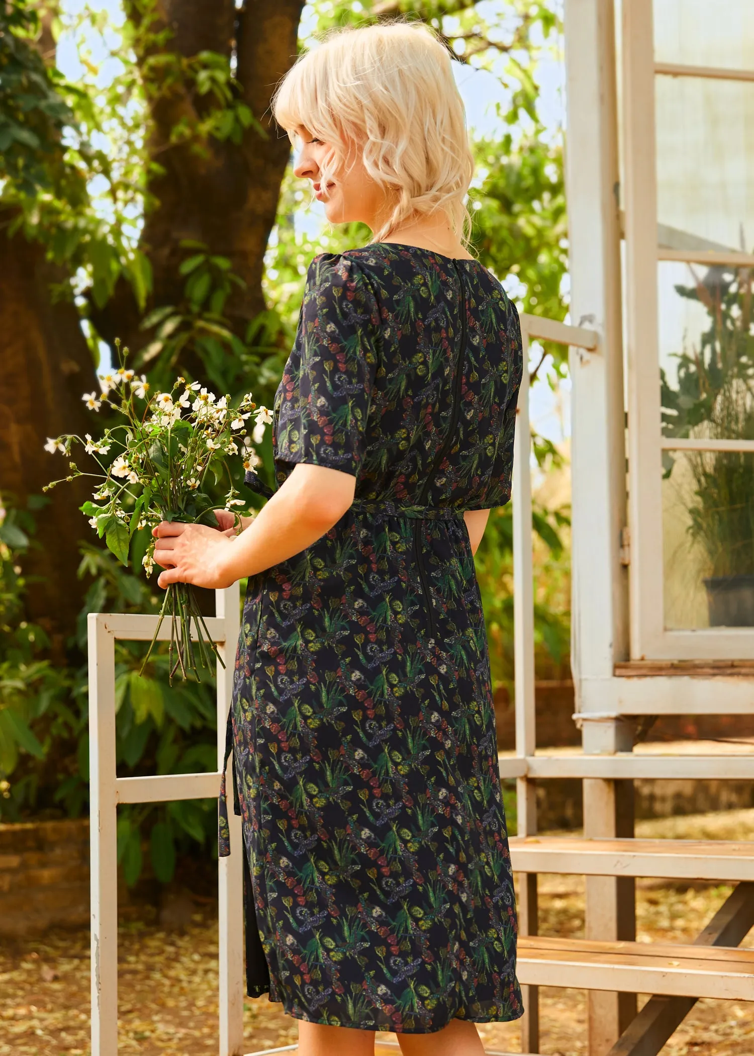 The Sunday Soirée Faux Wrap Dress sold by Modcloth product image thumbnail 2