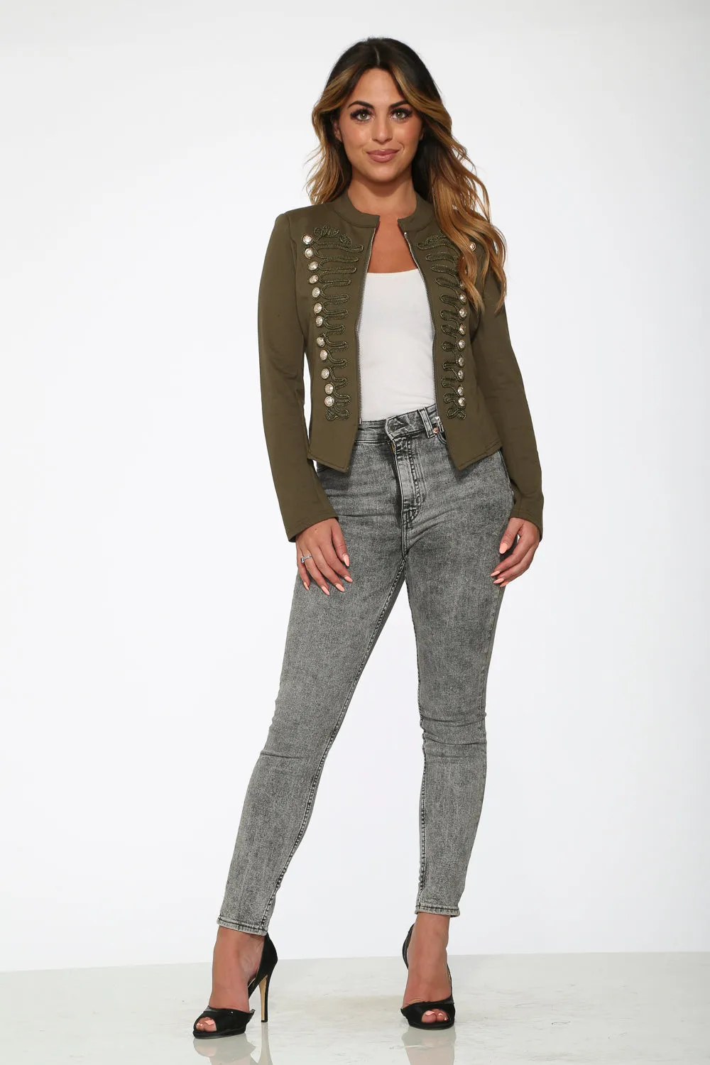 Olive Military Jacket sold by Modcloth product image thumbnail 5