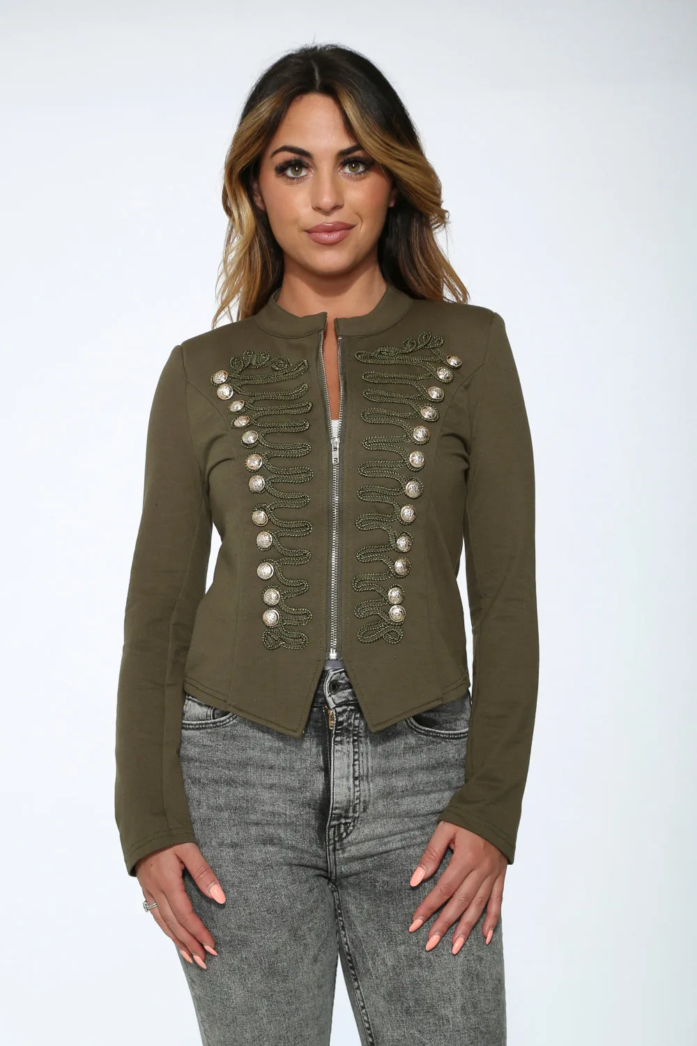 Olive Military Jacket sold by Modcloth product image thumbnail 2