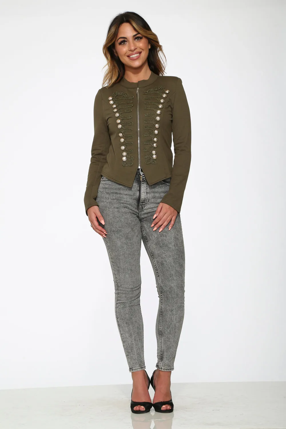 Olive Military Jacket sold by Modcloth product image thumbnail 3
