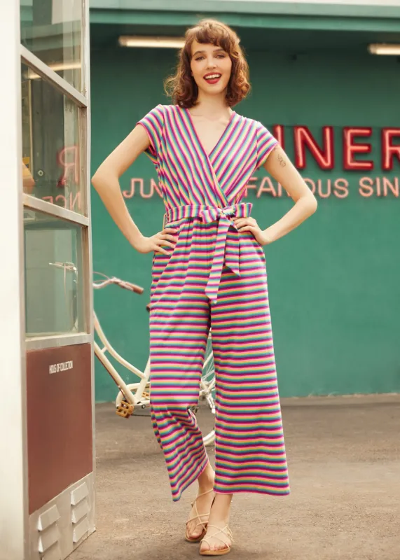 The Twist & Stripe Jumpsuit sold by Modcloth