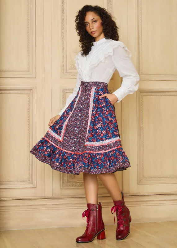 GUNNE SAX for ModCloth's Isabella Midi Skirt sold by Modcloth
