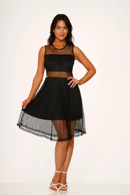 Black Fishnet Dress sold by Modcloth