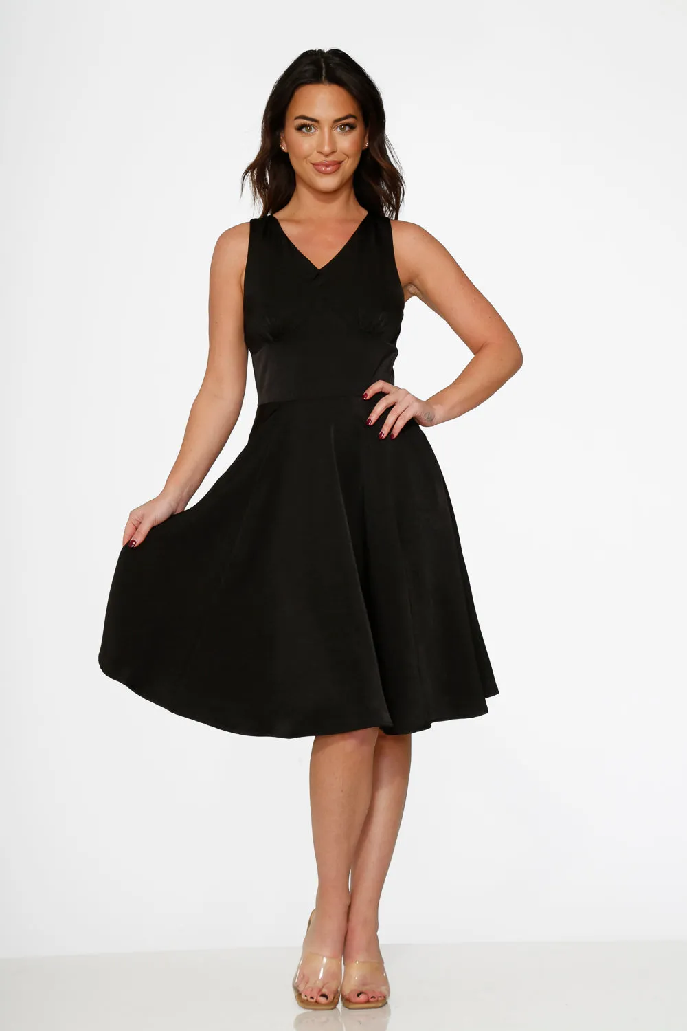 Black Swing Dress sold by Modcloth product image thumbnail 2