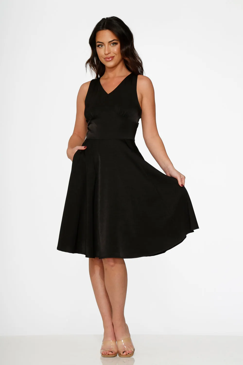 Black Swing Dress sold by Modcloth product image thumbnail 4
