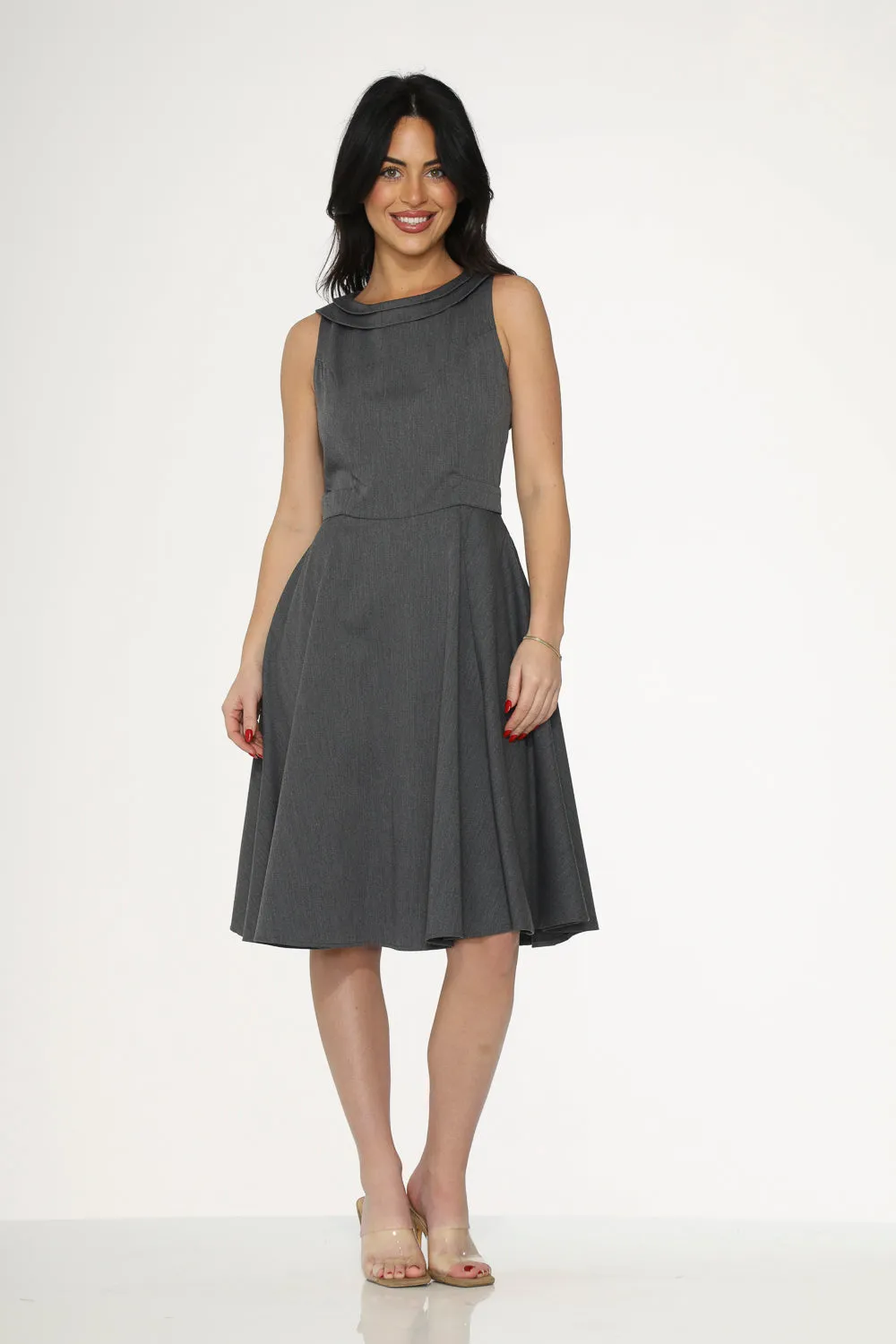 Grey Swing Dress sold by Modcloth product image thumbnail 4