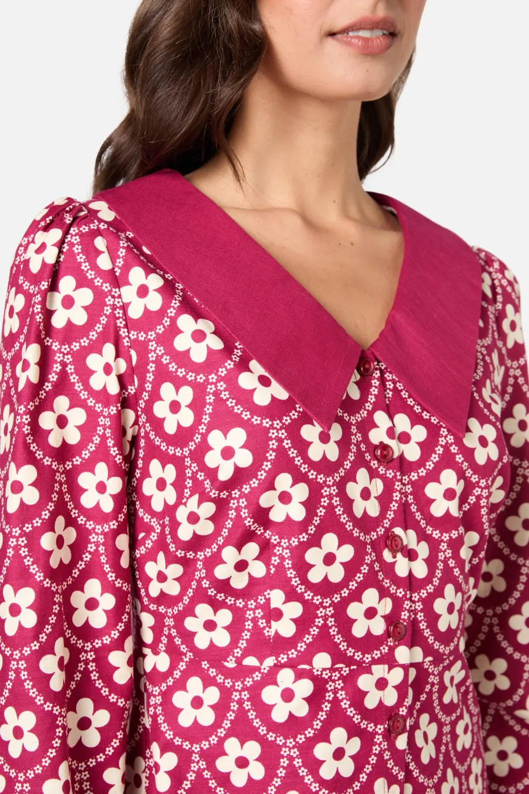 Megan Cute Collar Mini Dress sold by Modcloth product image thumbnail 5