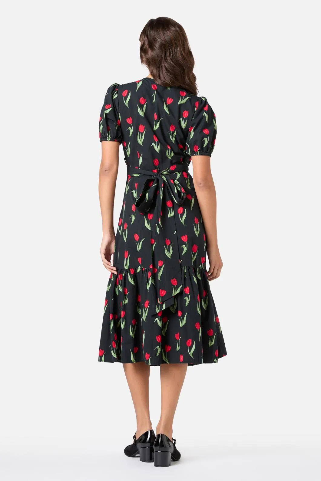 Tulip Midi Wrap Dress sold by Modcloth product image thumbnail 5