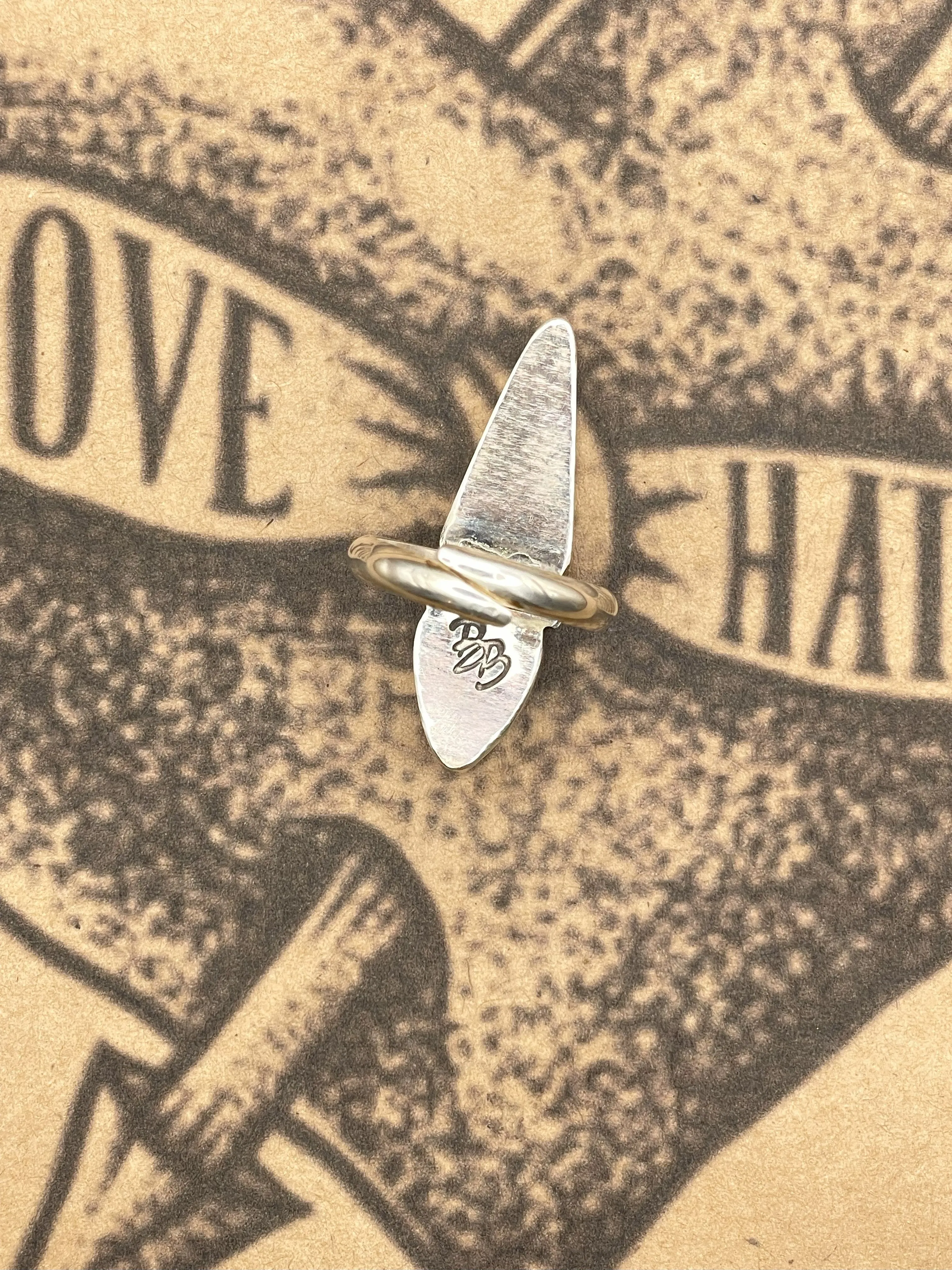 Sterling Silver Double Stone Opal Ring sold by Modcloth product image thumbnail 3