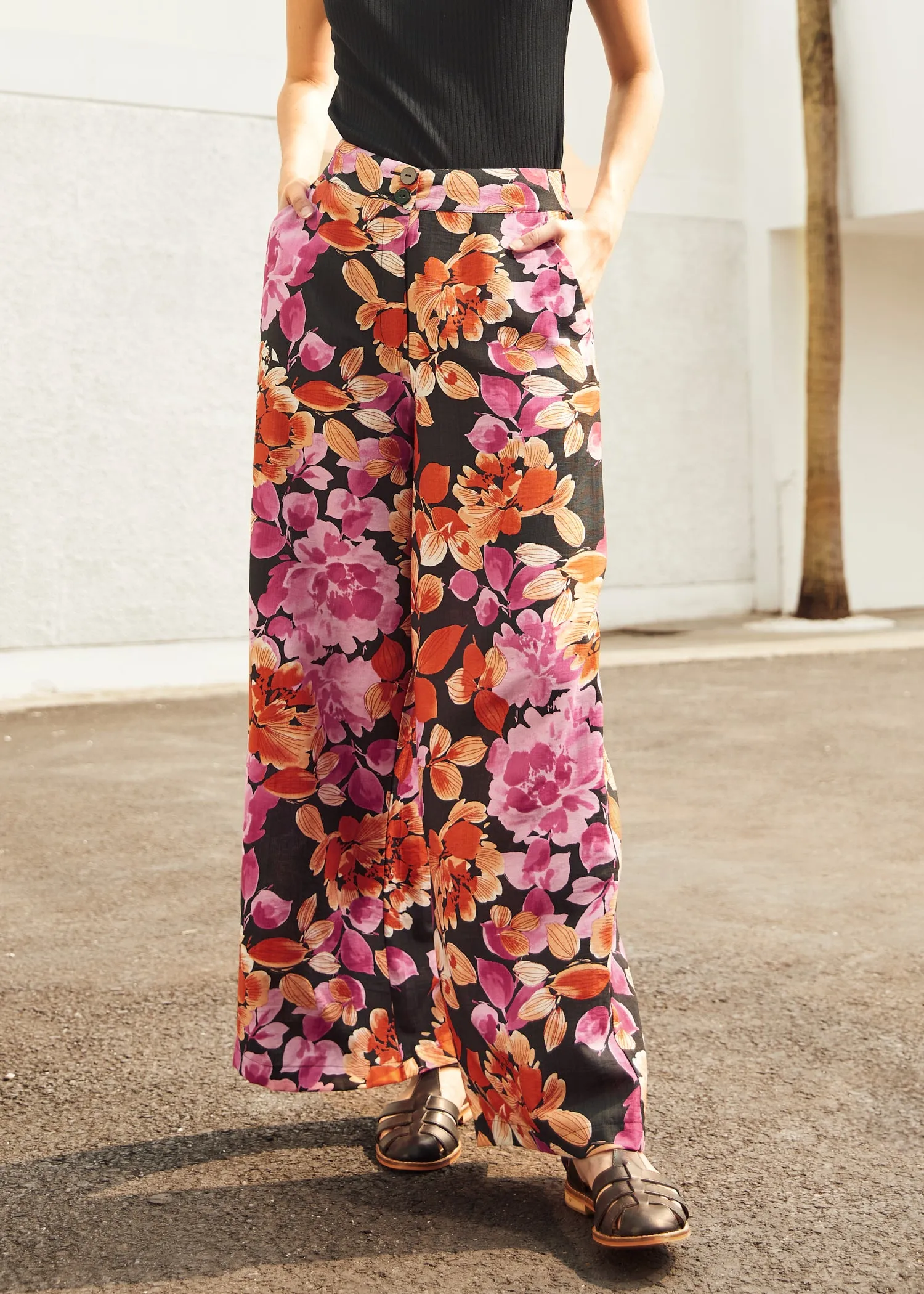 The Sunset Bloom Trousers sold by Modcloth product image thumbnail 4