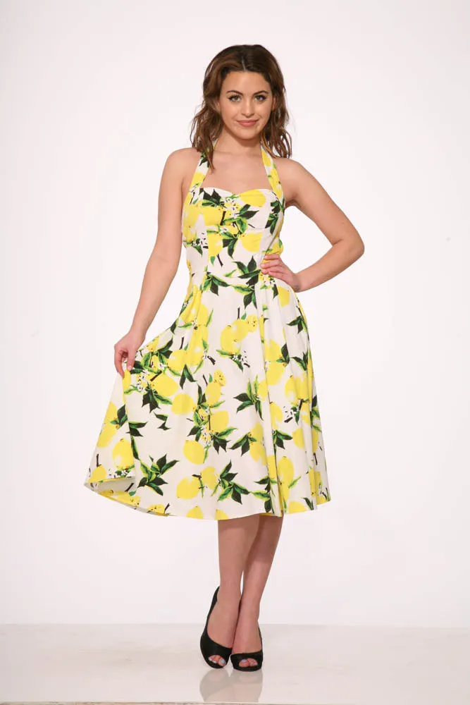 White Lemon Halter Swing Dress sold by Modcloth product image thumbnail 2