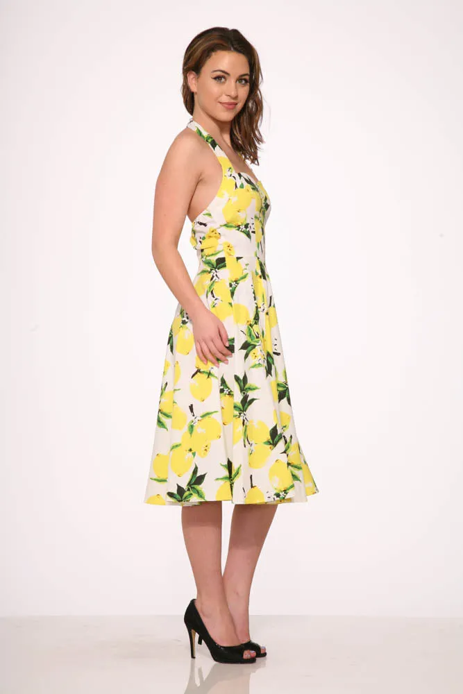 White Lemon Halter Swing Dress sold by Modcloth product image thumbnail 5
