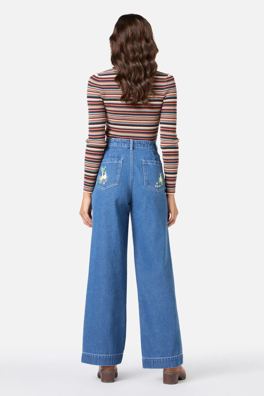 Goose Embroidered Denim Jean sold by Modcloth product image thumbnail 5