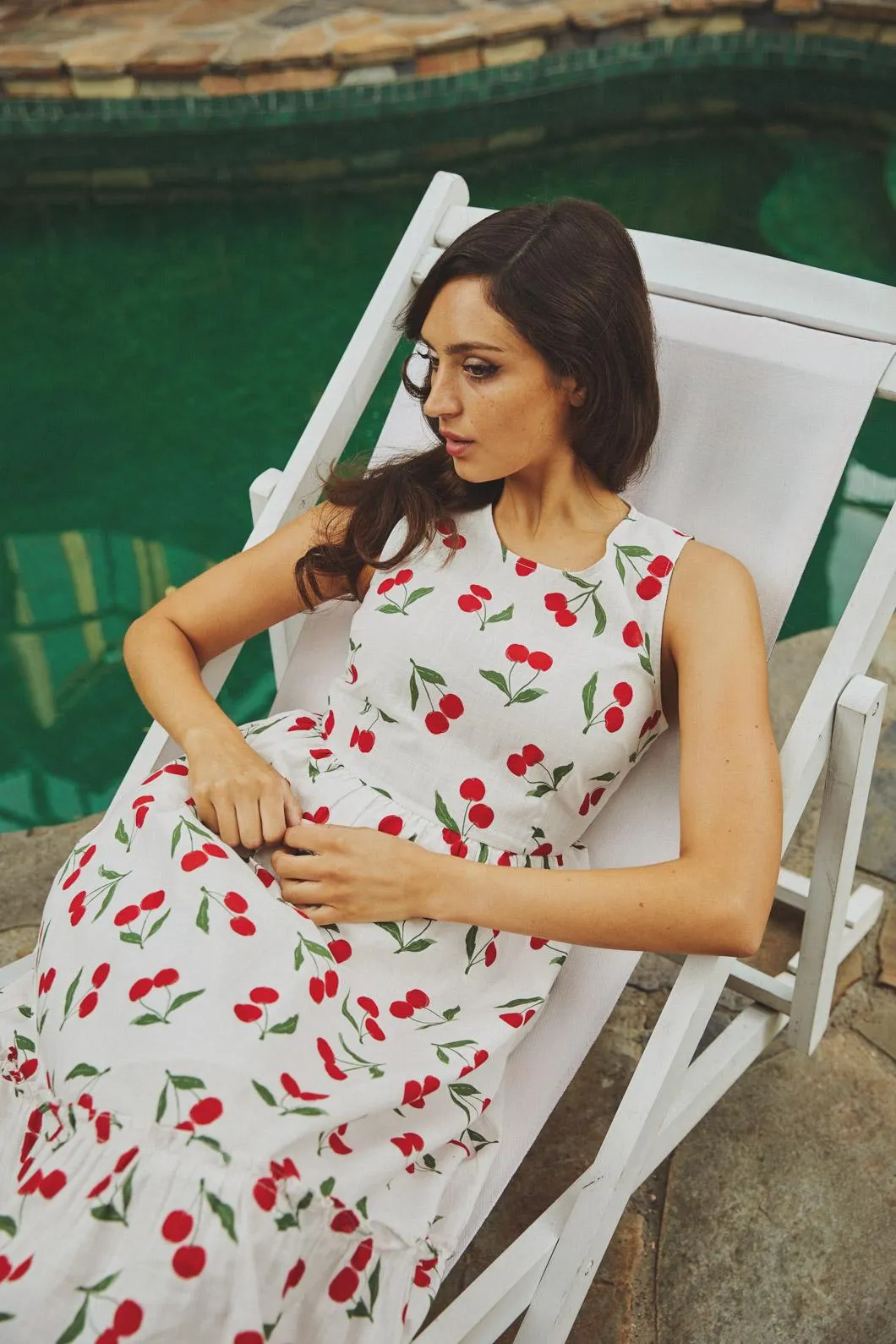 Cherry Girl Midi Dress sold by Modcloth