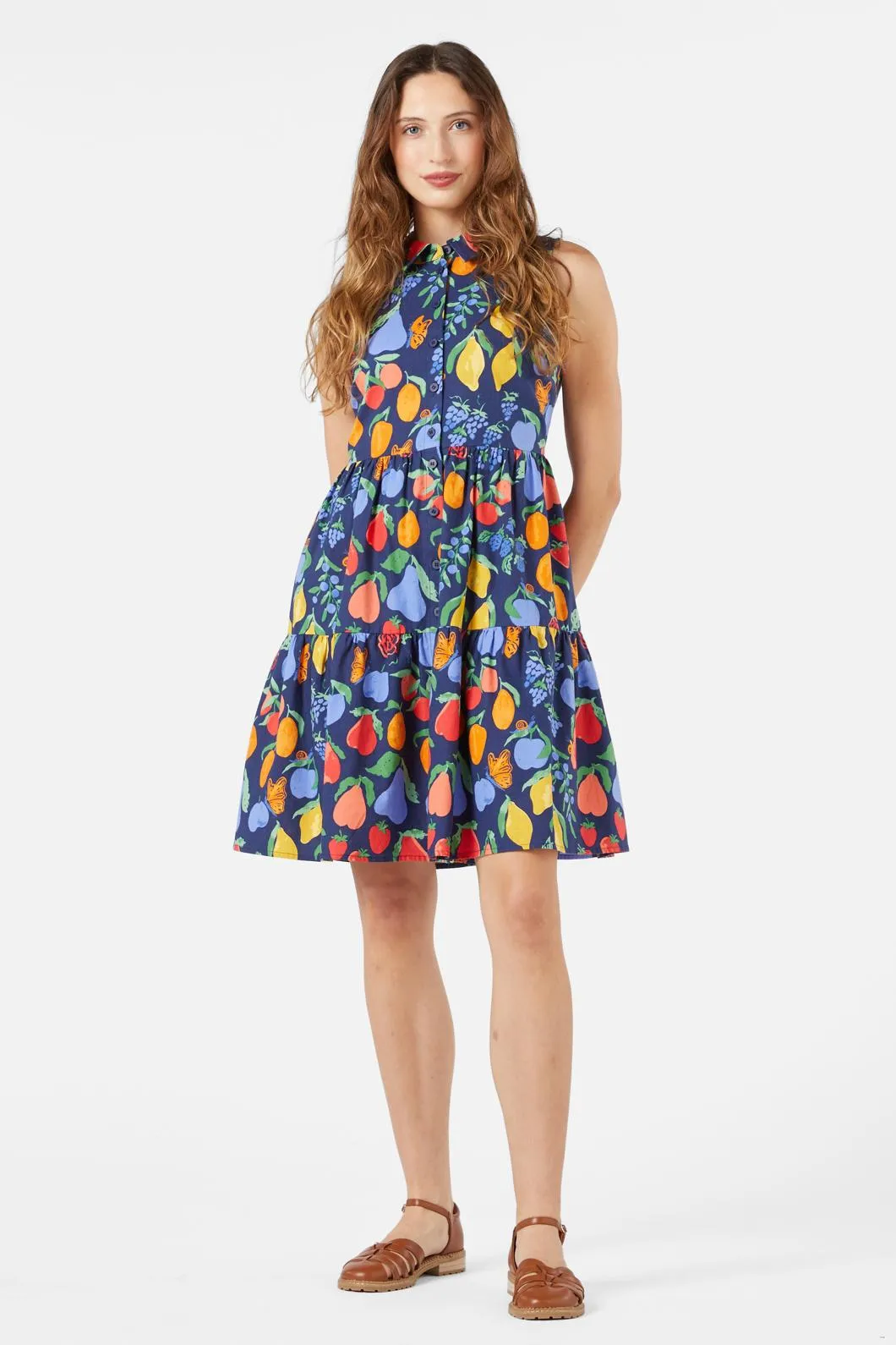 Fruit Bowl Shirt Dress sold by Modcloth product image thumbnail 5